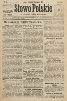 Słowo Polskie. 1919, nr 18