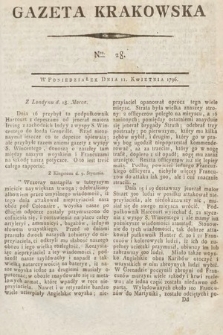 Gazeta Krakowska. 1796, nr 28