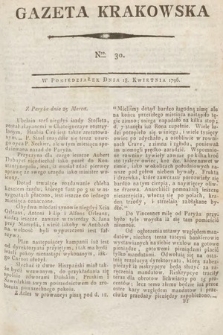 Gazeta Krakowska. 1796, nr 30
