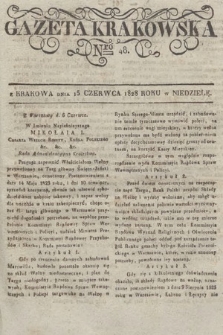 Gazeta Krakowska. 1828, nr 48