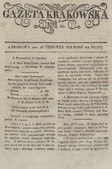 Gazeta Krakowska. 1828, nr 49