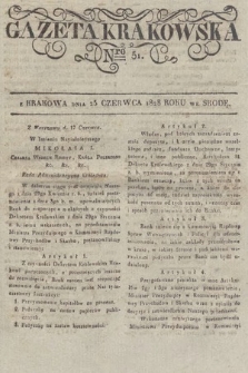 Gazeta Krakowska. 1828, nr 51