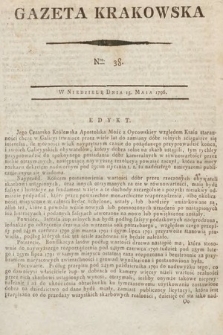 Gazeta Krakowska. 1796, nr 38