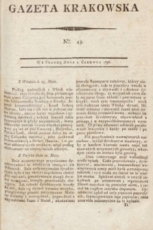 Gazeta Krakowska. 1796, nr 43