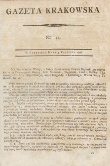Gazeta Krakowska. 1796, nr 44