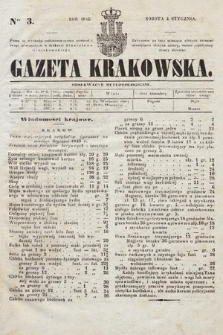Gazeta Krakowska. 1845, nr 3