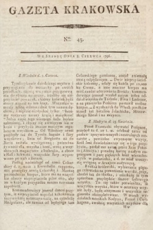 Gazeta Krakowska. 1796, nr 45