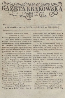 Gazeta Krakowska. 1828, nr 58