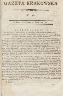 Gazeta Krakowska. 1796, nr 46