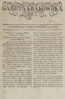 Gazeta Krakowska. 1828, nr 59