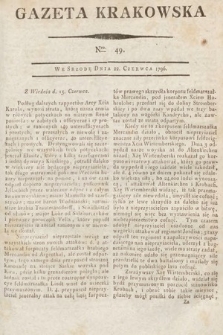 Gazeta Krakowska. 1796, nr 49