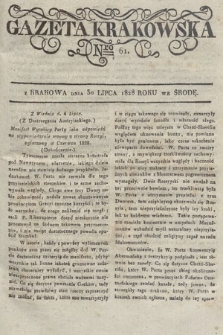 Gazeta Krakowska. 1828, nr 61