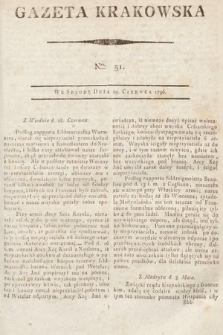 Gazeta Krakowska. 1796, nr 51