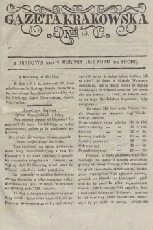 Gazeta Krakowska. 1828, nr 63