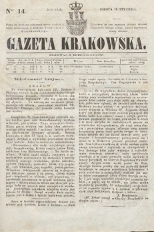 Gazeta Krakowska. 1845, nr 14