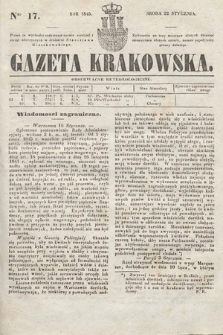 Gazeta Krakowska. 1845, nr 17