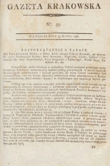 Gazeta Krakowska. 1796, nr 55