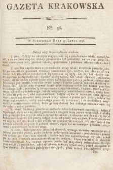 Gazeta Krakowska. 1796, nr 56