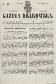 Gazeta Krakowska. 1845, nr 26