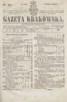 Gazeta Krakowska. 1845, nr 28