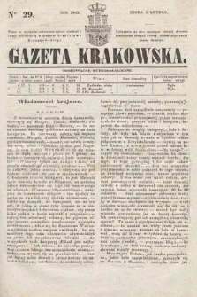 Gazeta Krakowska. 1845, nr 29