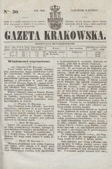 Gazeta Krakowska. 1845, nr 30