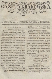 Gazeta Krakowska. 1828, nr 72