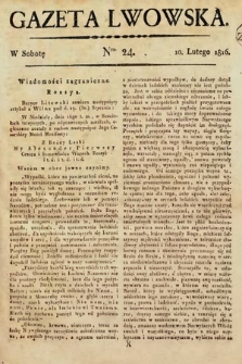 Gazeta Lwowska. 1816, nr 24