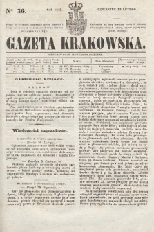 Gazeta Krakowska. 1845, nr 36