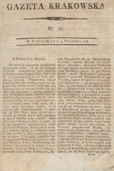 Gazeta Krakowska. 1796, nr 70