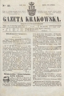 Gazeta Krakowska. 1845, nr 41