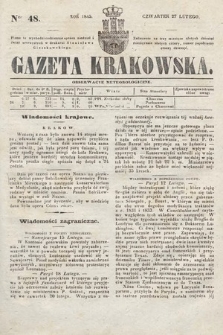 Gazeta Krakowska. 1845, nr 48