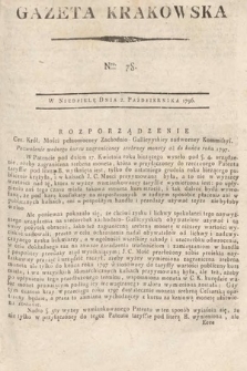 Gazeta Krakowska. 1796, nr 78