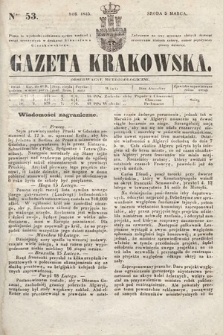Gazeta Krakowska. 1845, nr 53