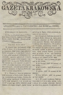 Gazeta Krakowska. 1828, nr 85