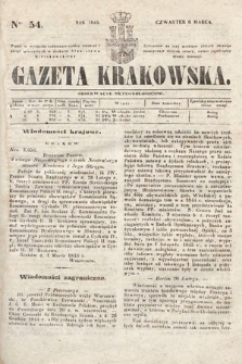 Gazeta Krakowska. 1845, nr 54