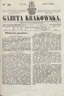Gazeta Krakowska. 1845, nr 55