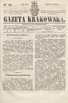 Gazeta Krakowska. 1845, nr 61