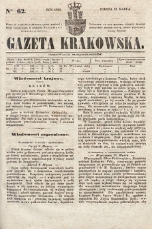 Gazeta Krakowska. 1845, nr 62