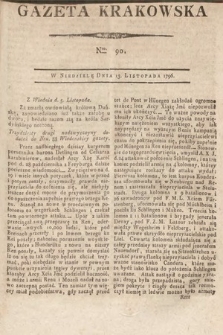 Gazeta Krakowska. 1796, nr 90
