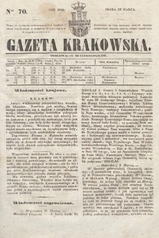 Gazeta Krakowska. 1845, nr 70