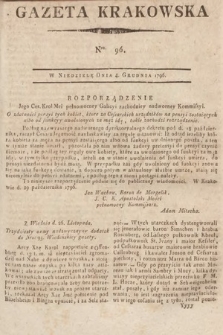 Gazeta Krakowska. 1796, nr 96