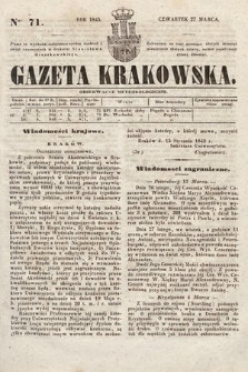 Gazeta Krakowska. 1845, nr 71