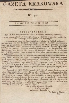 Gazeta Krakowska. 1796, nr 97
