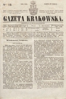 Gazeta Krakowska. 1845, nr 73