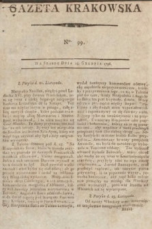 Gazeta Krakowska. 1796, nr 99
