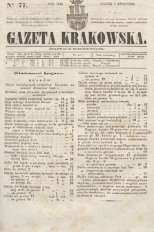 Gazeta Krakowska. 1845, nr 77