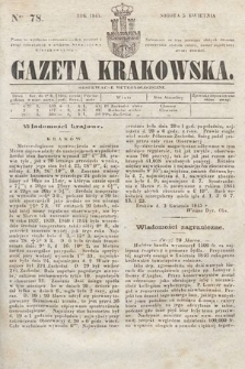 Gazeta Krakowska. 1845, nr 78