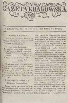 Gazeta Krakowska. 1828, nr 101