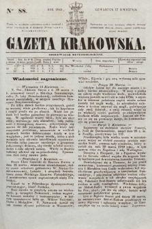 Gazeta Krakowska. 1845, nr 88